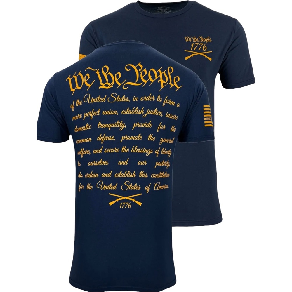 Howitzer Style Men's T-Shirt WE WILL DEFEND Military Grunt MFG S -5XL